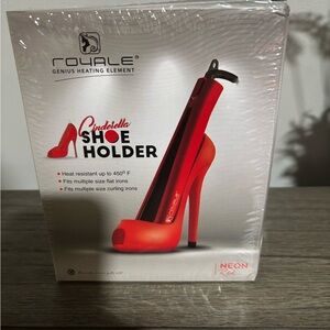 Red Shoe Holder for styling Items
